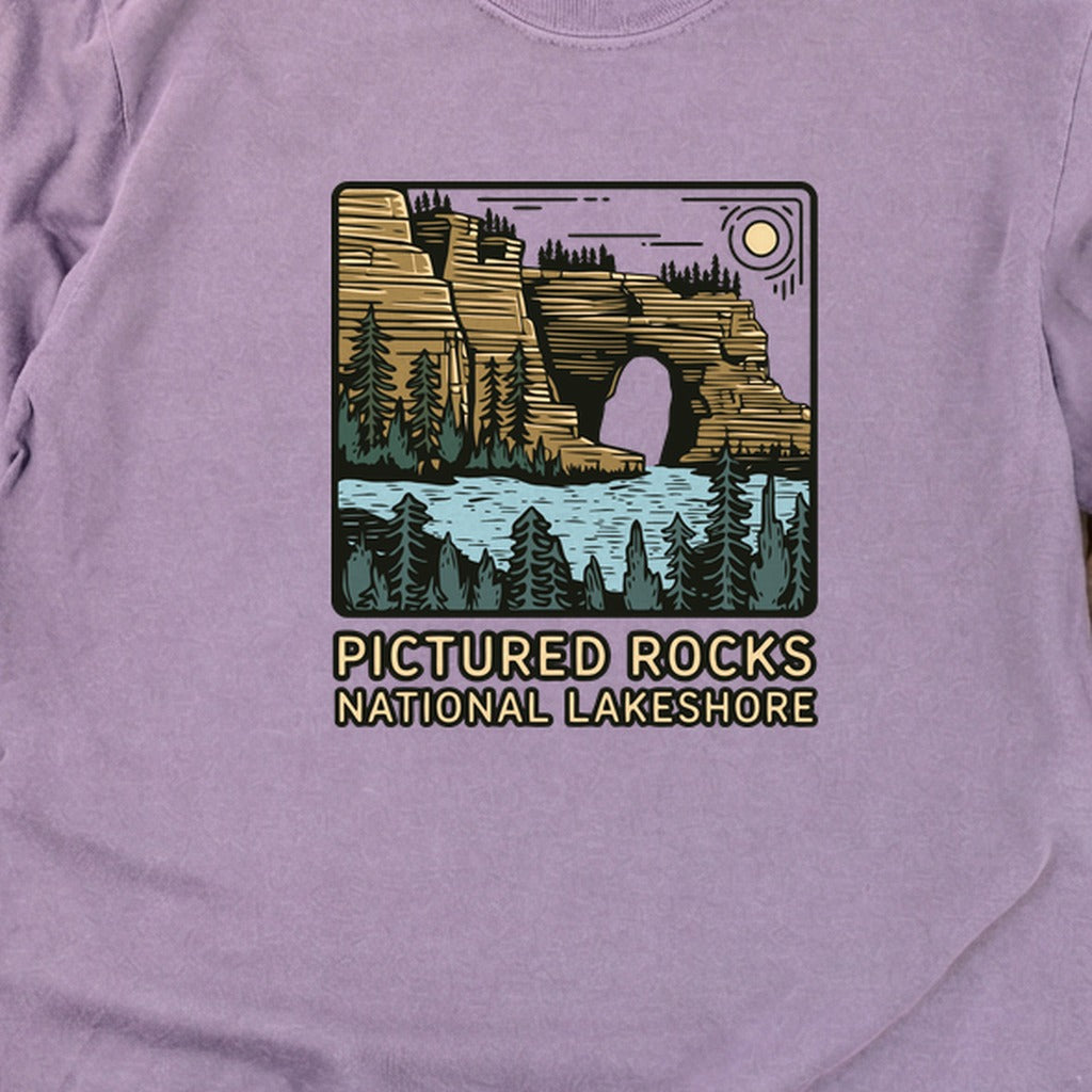 Pictured Rocks National Lakeshore Cotton Long Sleeve