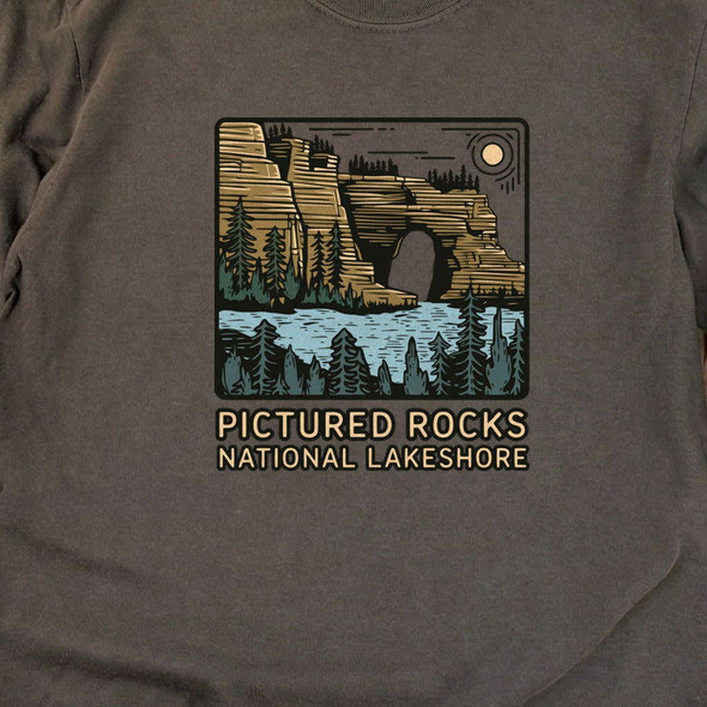 Pictured Rocks National Lakeshore Cotton Long Sleeve