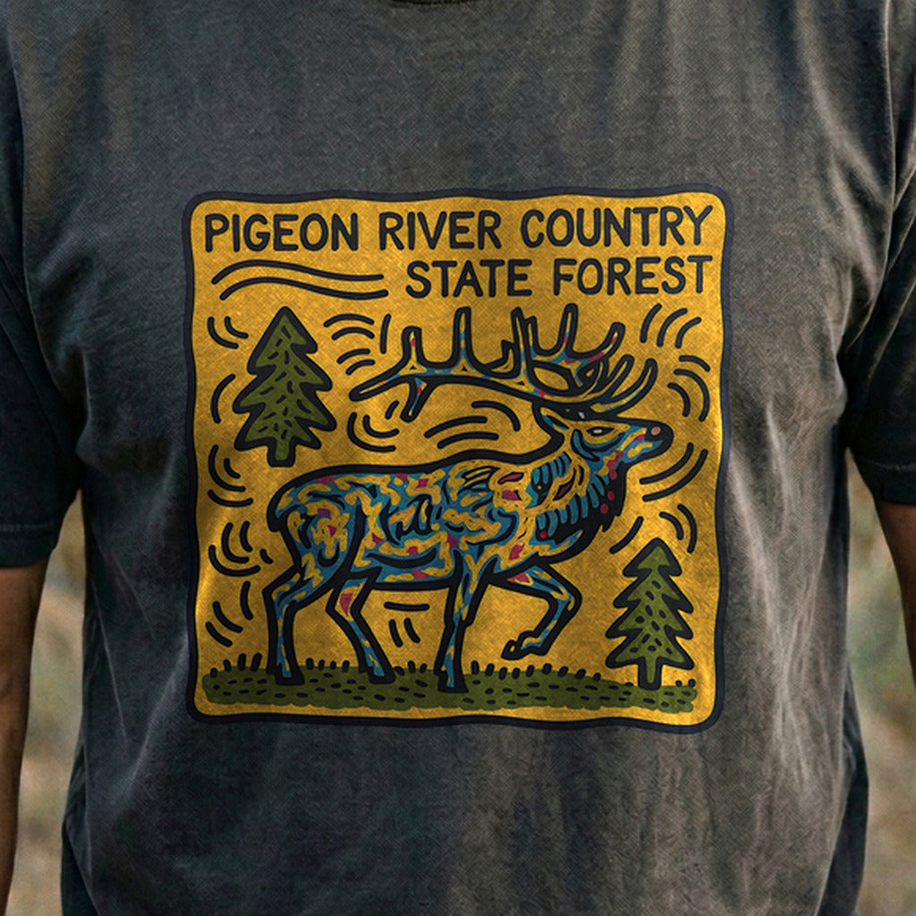 Pigeon River Country State Forest Cotton T-Shirt