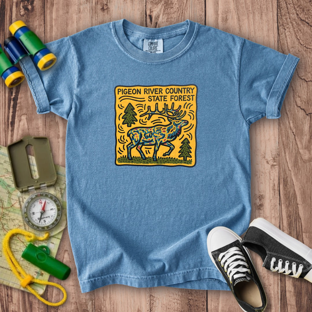 Pigeon River Country State Forest Kids Cotton T-Shirt