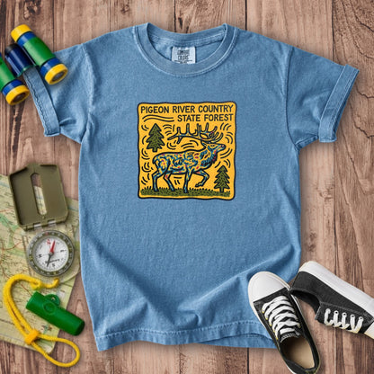 Pigeon River Country State Forest Kids Cotton T-Shirt