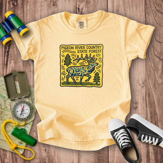 Pigeon River Country State Forest Kids Cotton T-Shirt