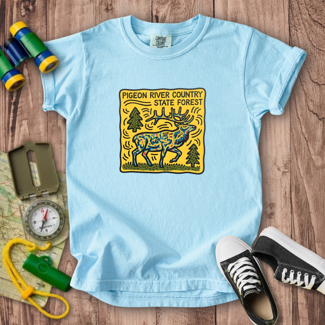 Pigeon River Country State Forest Kids Cotton T-Shirt