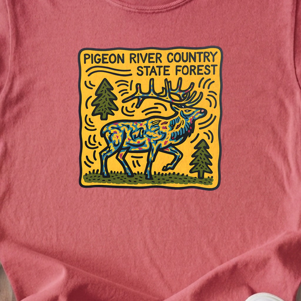 Pigeon River Country State Forest Kids Cotton T-Shirt