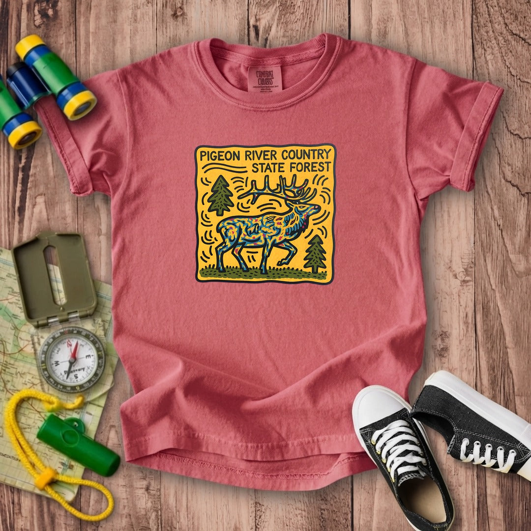 Pigeon River Country State Forest Kids Cotton T-Shirt