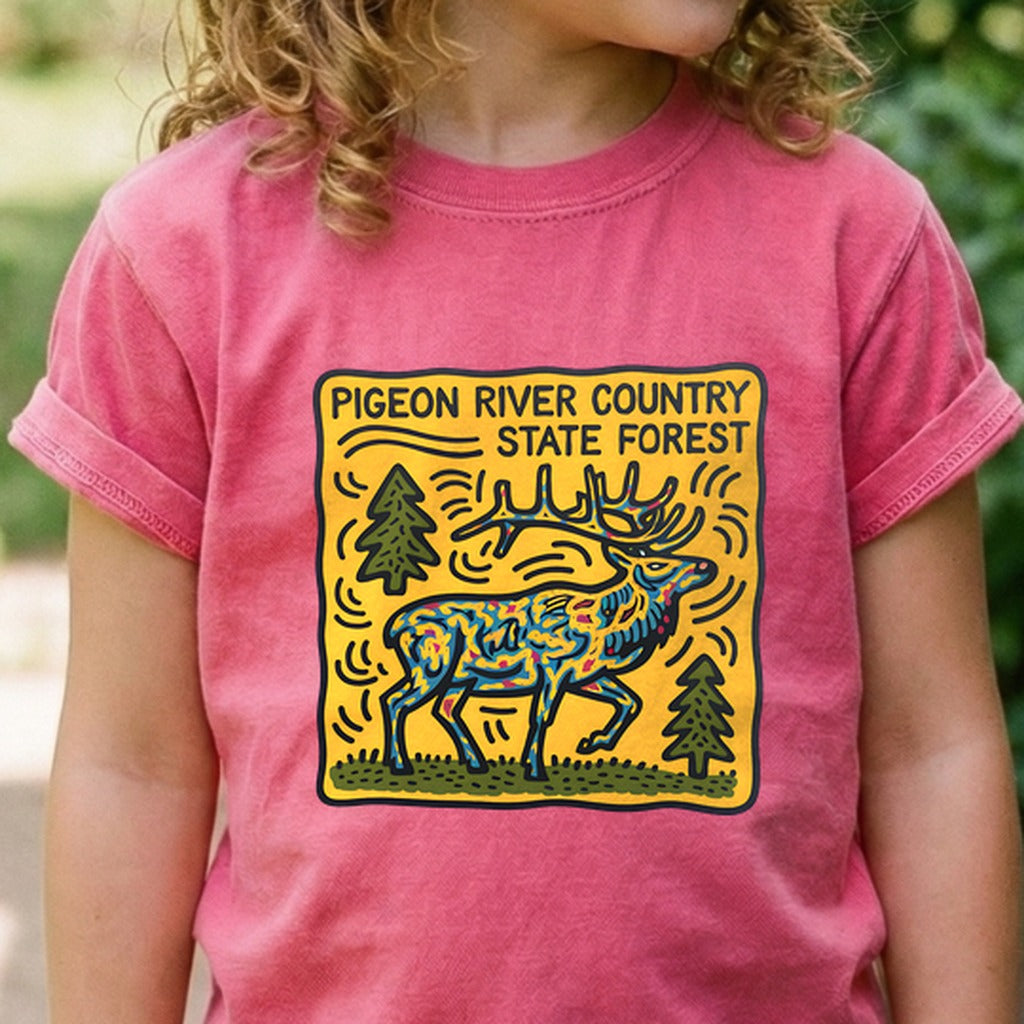 Pigeon River Country State Forest Kids Cotton T-Shirt