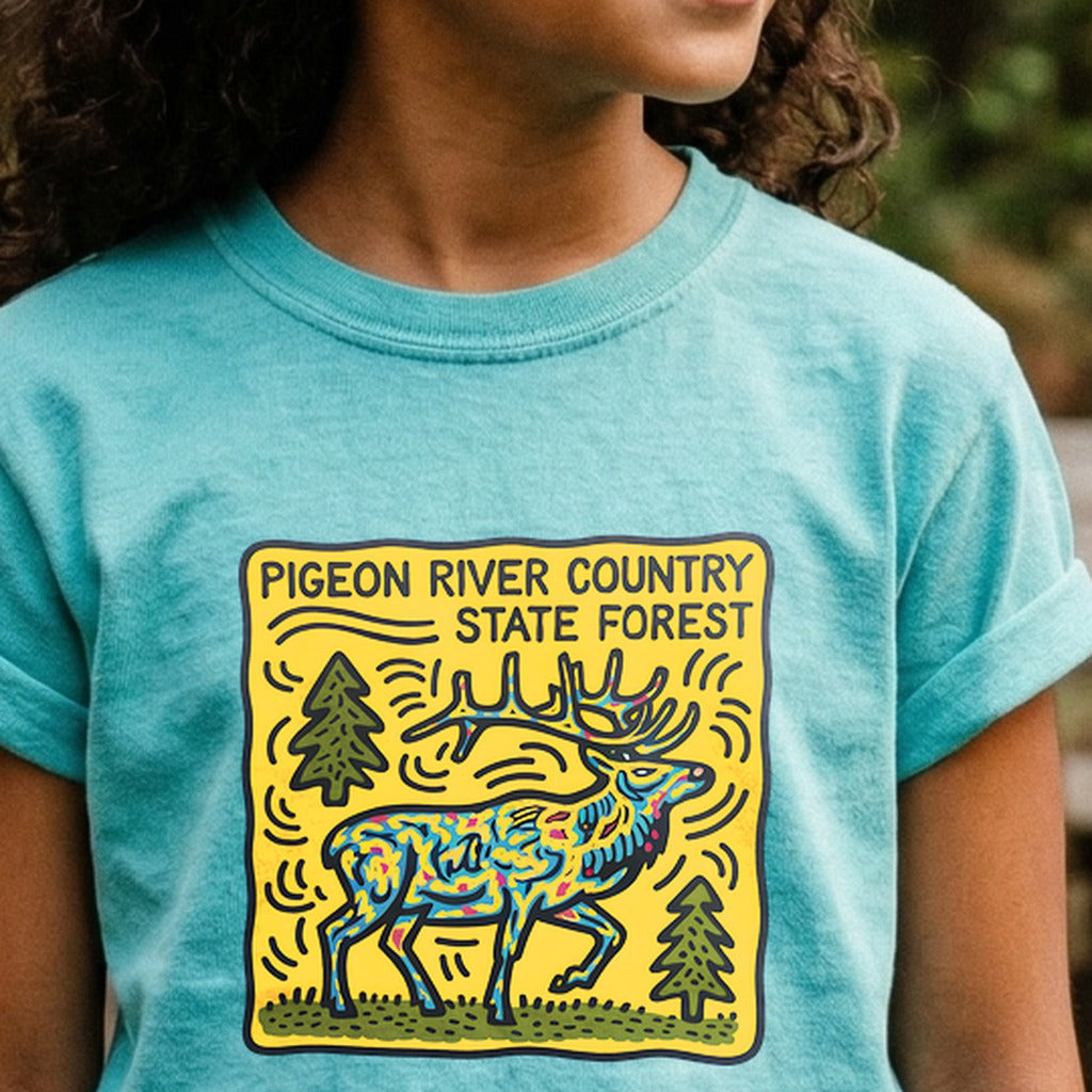 Pigeon River Country State Forest Kids Cotton T-Shirt