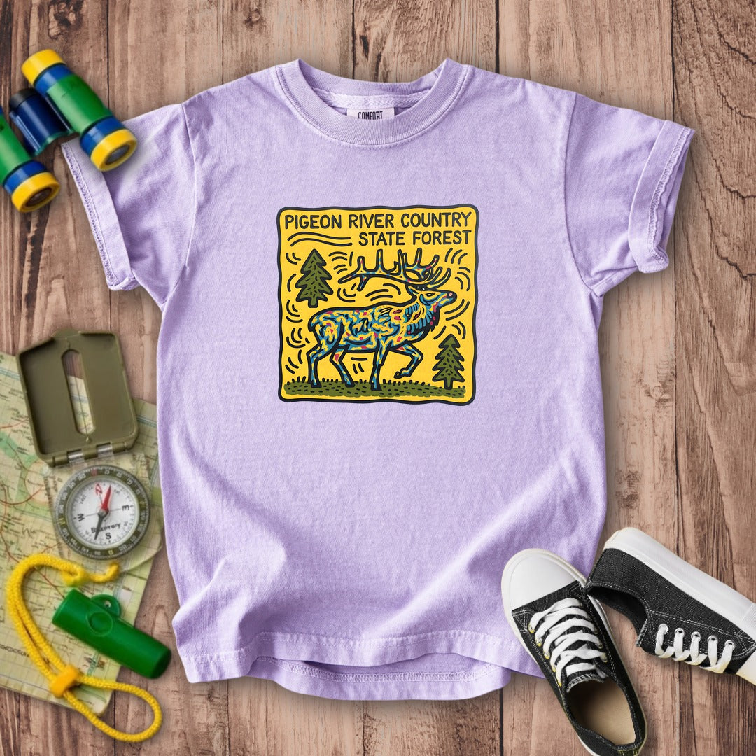 Pigeon River Country State Forest Kids Cotton T-Shirt