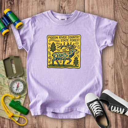 Pigeon River Country State Forest Kids Cotton T-Shirt