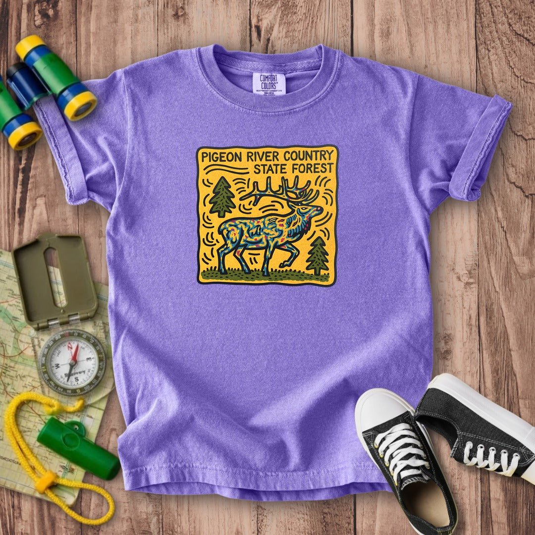 Pigeon River Country State Forest Kids Cotton T-Shirt