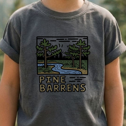 Pine Barrens Kids Cotton T-Shirt