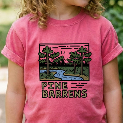 Pine Barrens Kids Cotton T-Shirt