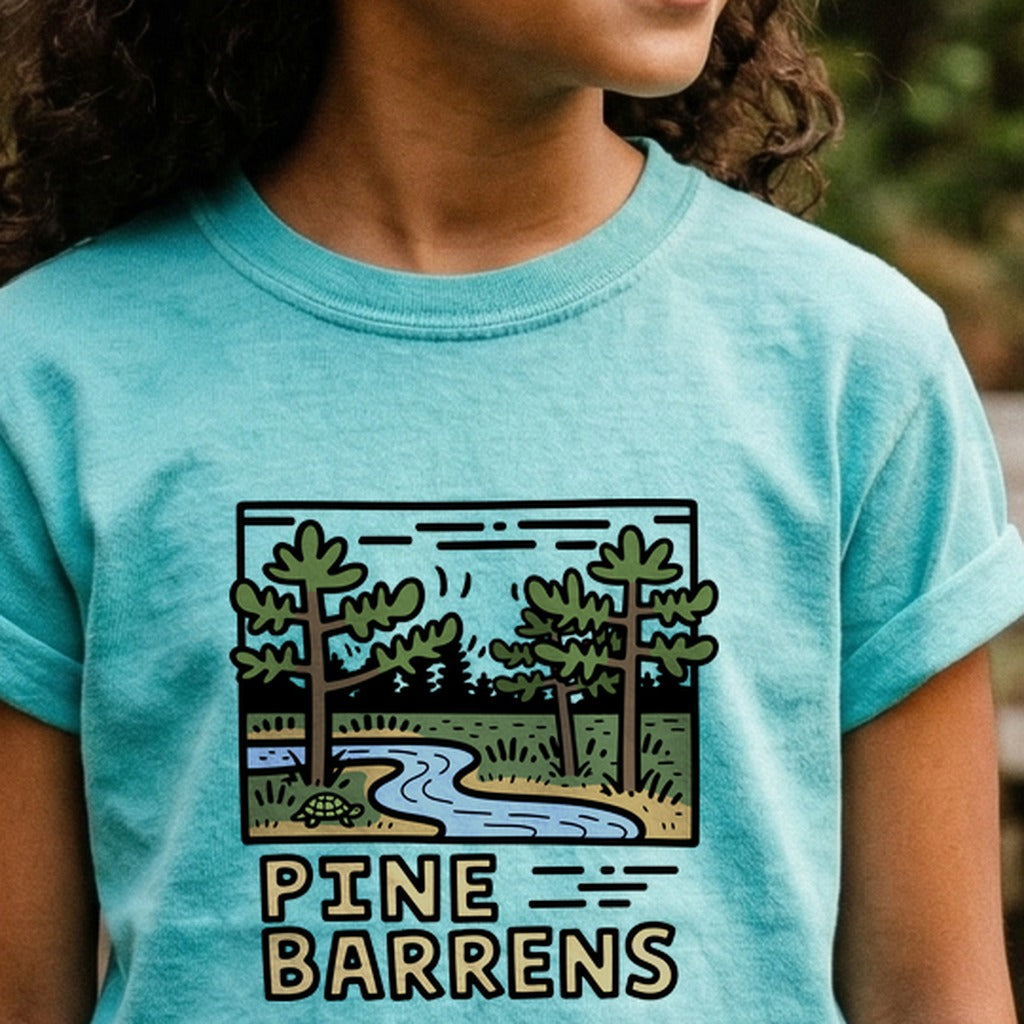 Pine Barrens Kids Cotton T-Shirt
