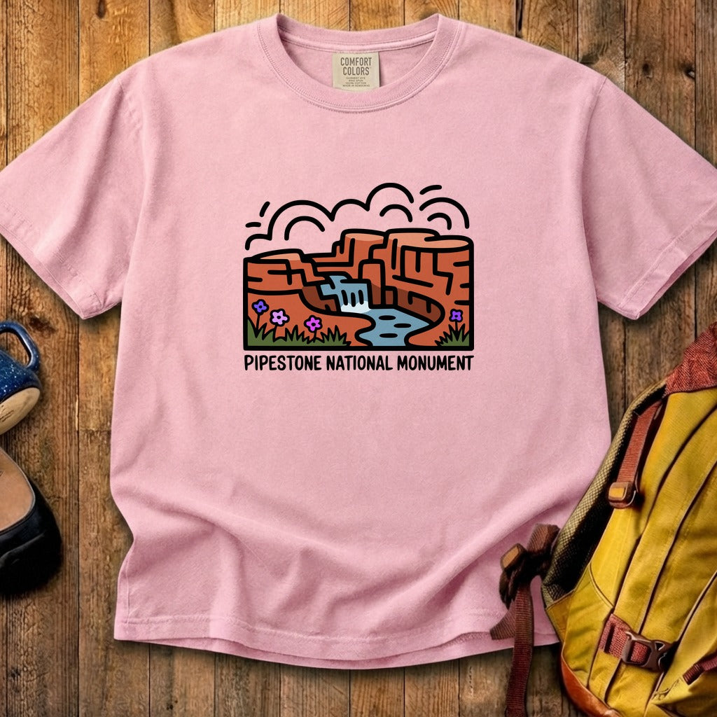 Pipestone National Monument Cotton T-Shirt