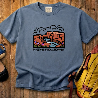 Pipestone National Monument Cotton T-Shirt