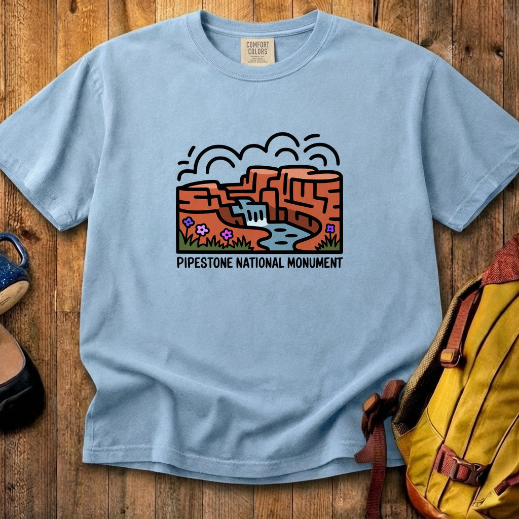 Pipestone National Monument Cotton T-Shirt