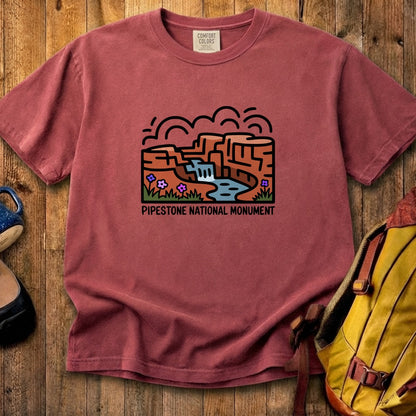 Pipestone National Monument Cotton T-Shirt
