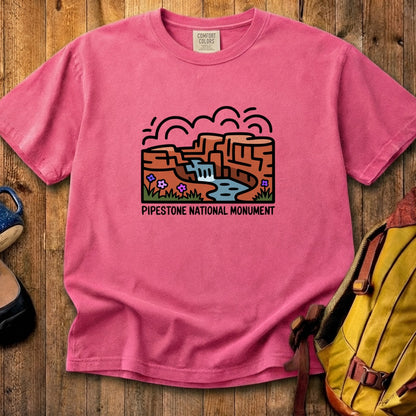 Pipestone National Monument Cotton T-Shirt