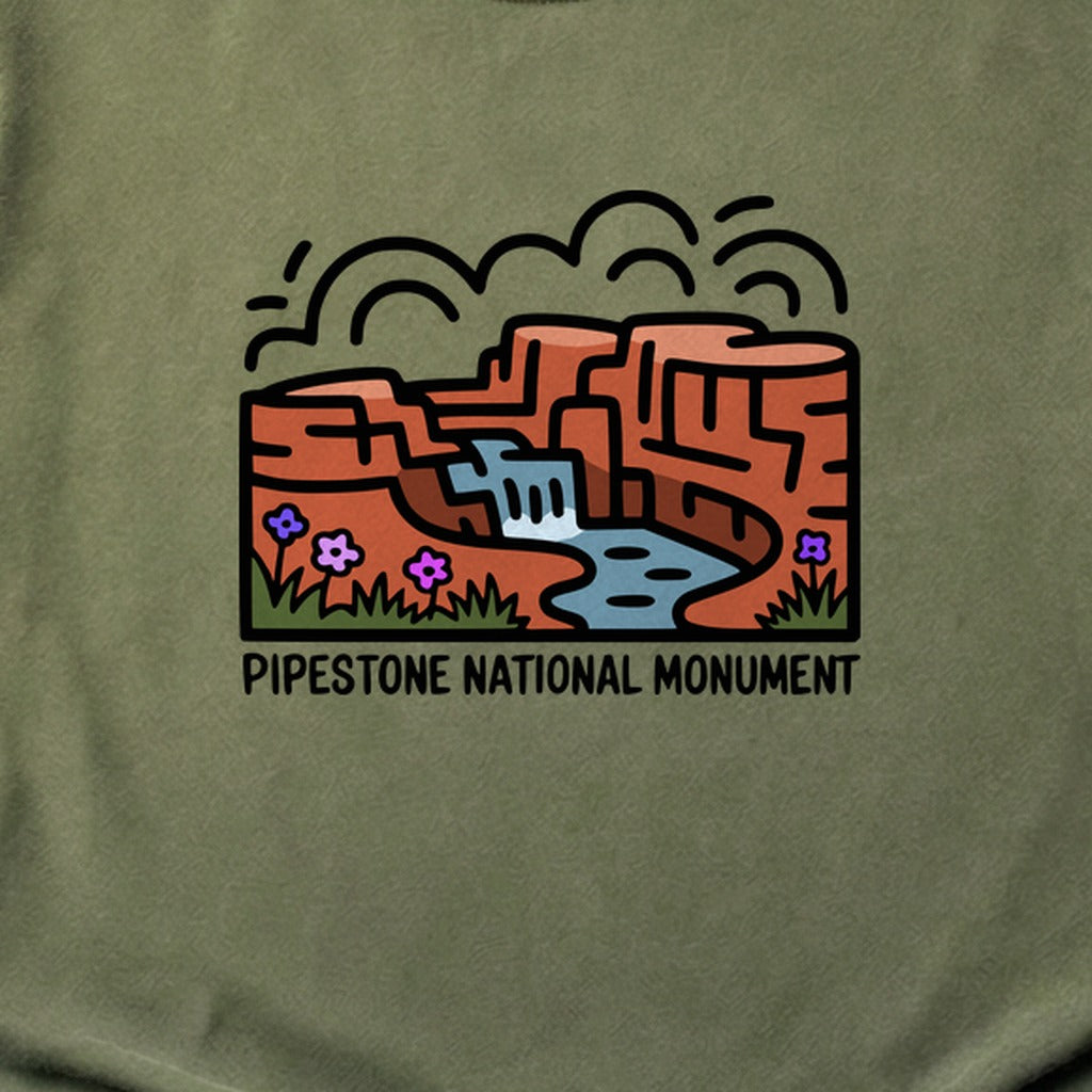 Pipestone National Monument Cotton T-Shirt