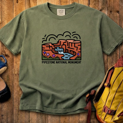 Pipestone National Monument Cotton T-Shirt