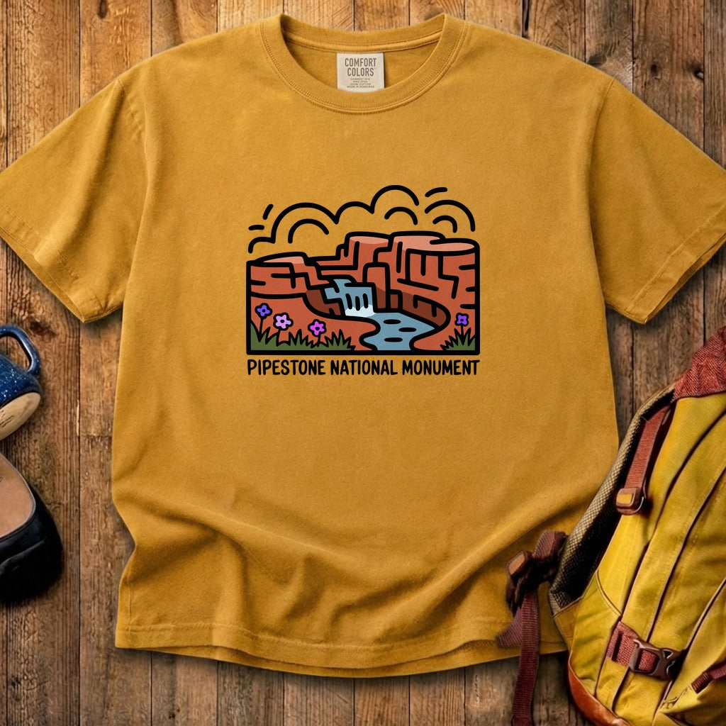 Pipestone National Monument Cotton T-Shirt