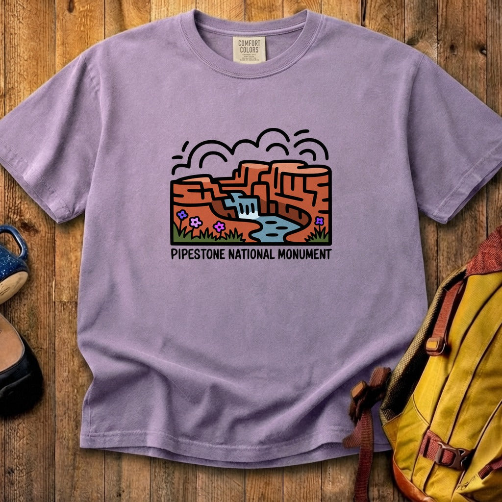 Pipestone National Monument Cotton T-Shirt