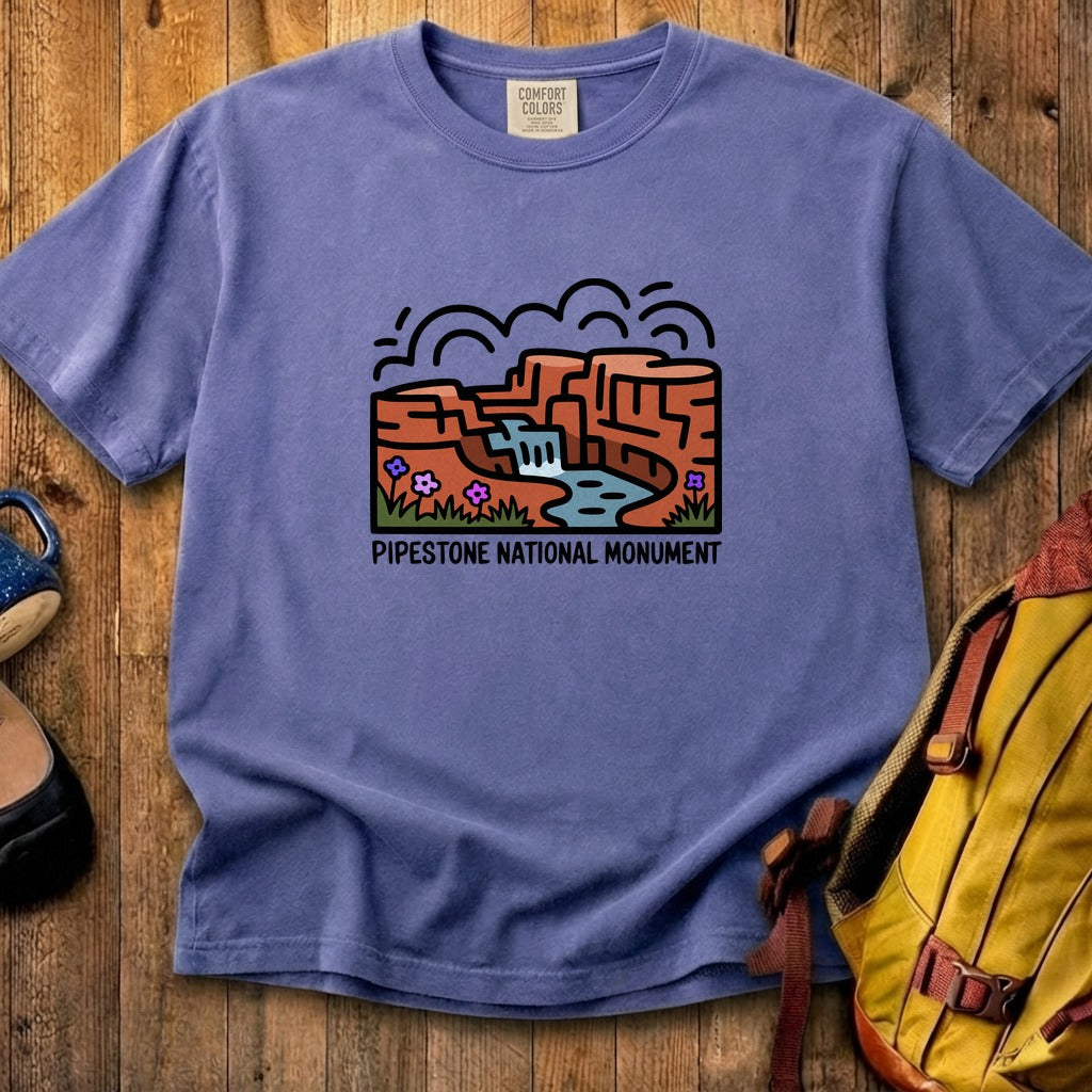 Pipestone National Monument Cotton T-Shirt