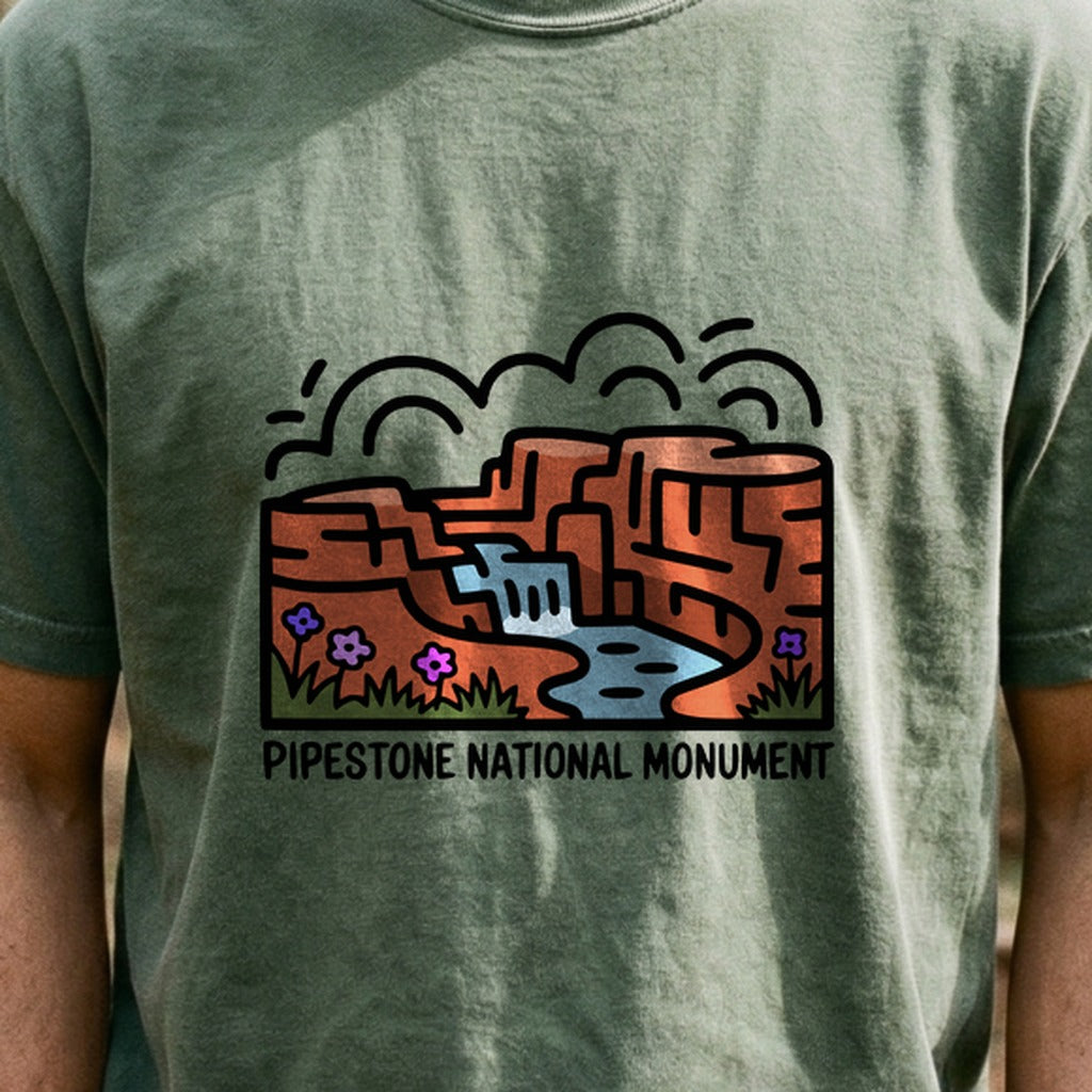 Pipestone National Monument Cotton T-Shirt