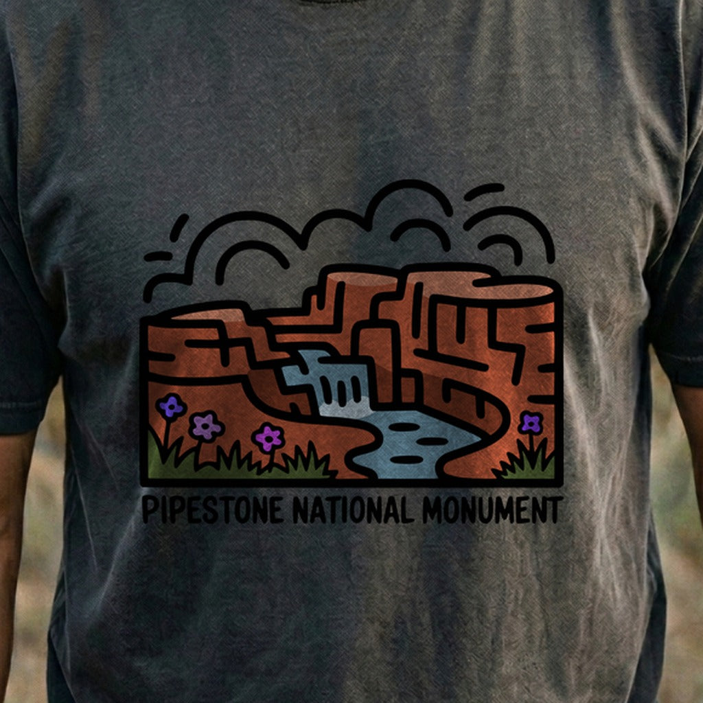 Pipestone National Monument Cotton T-Shirt