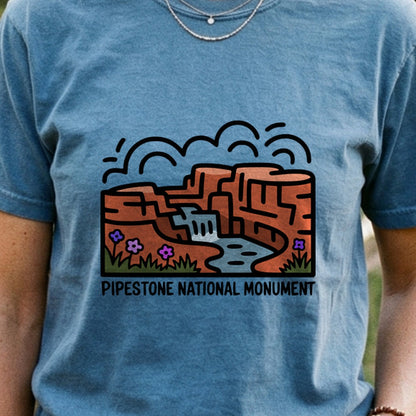 Pipestone National Monument Cotton T-Shirt