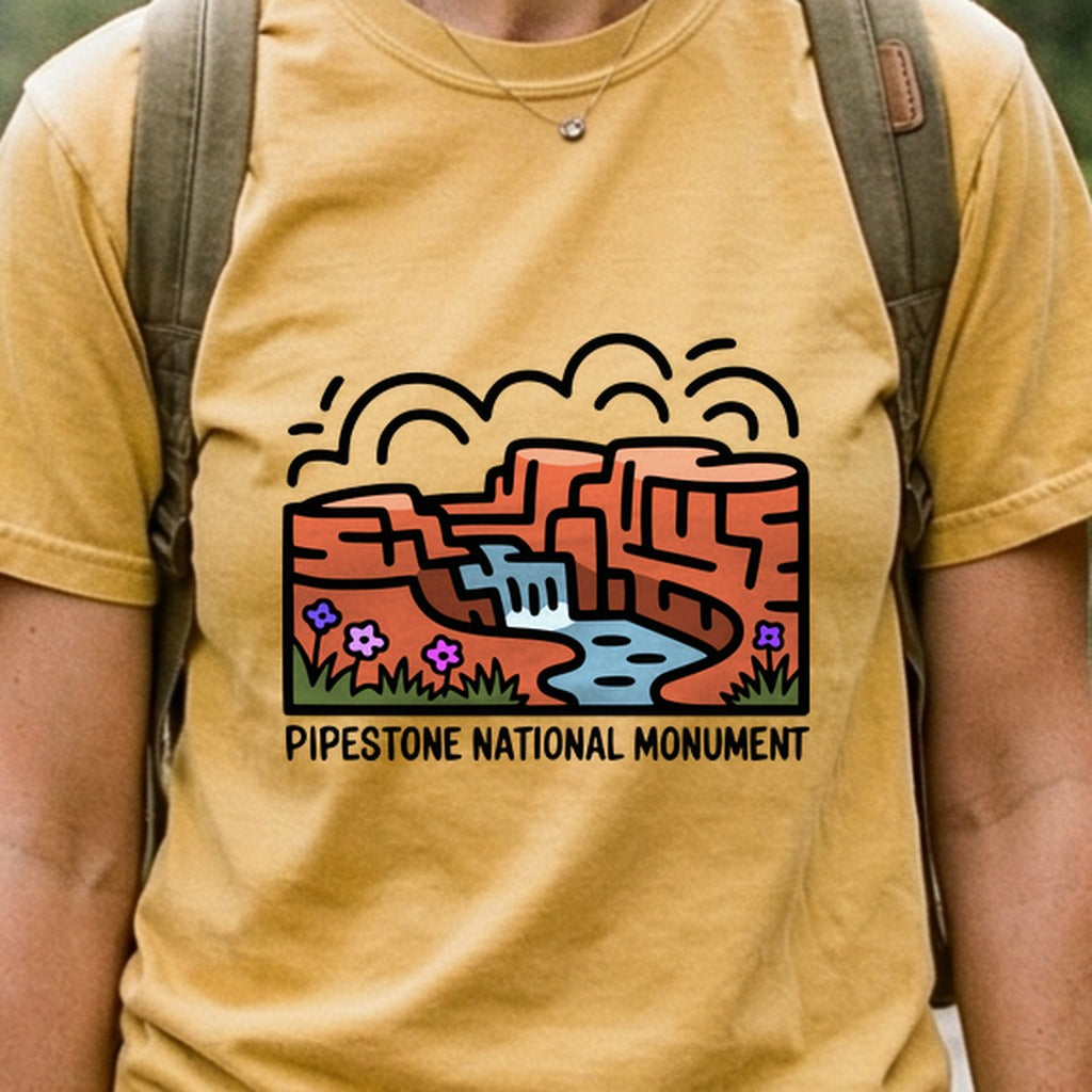 Pipestone National Monument Cotton T-Shirt