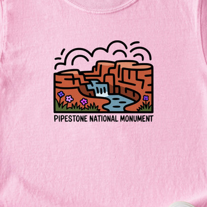 Pipestone National Monument Kids Cotton T-Shirt