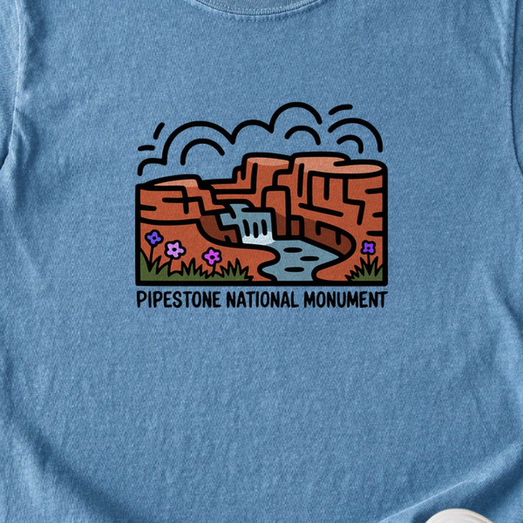 Pipestone National Monument Kids Cotton T-Shirt