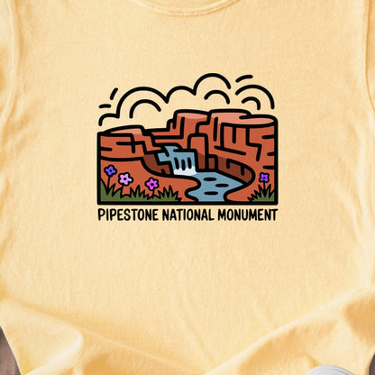 Pipestone National Monument Kids Cotton T-Shirt