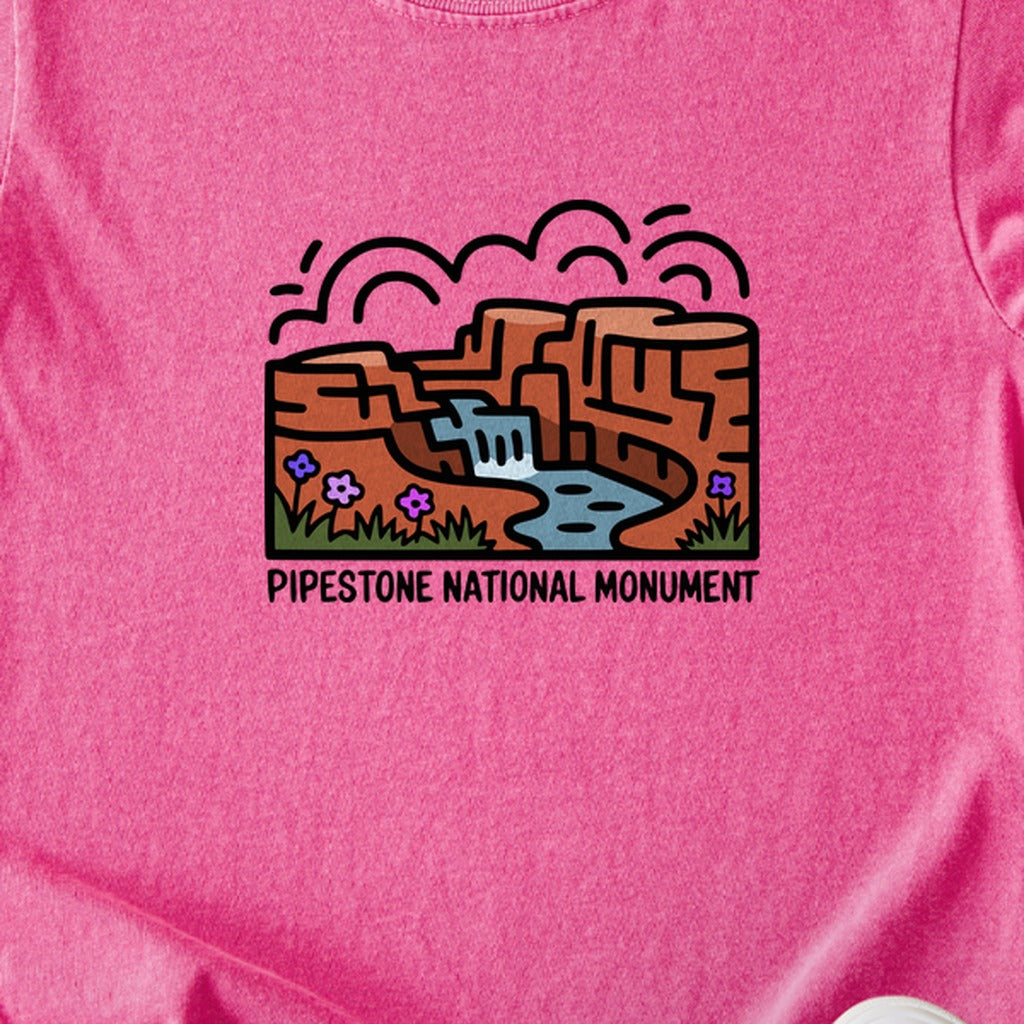 Pipestone National Monument Kids Cotton T-Shirt