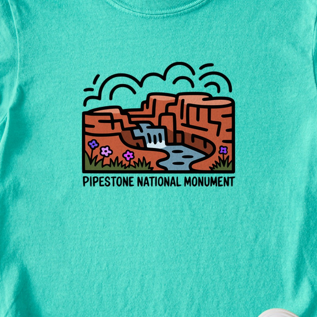 Pipestone National Monument Kids Cotton T-Shirt