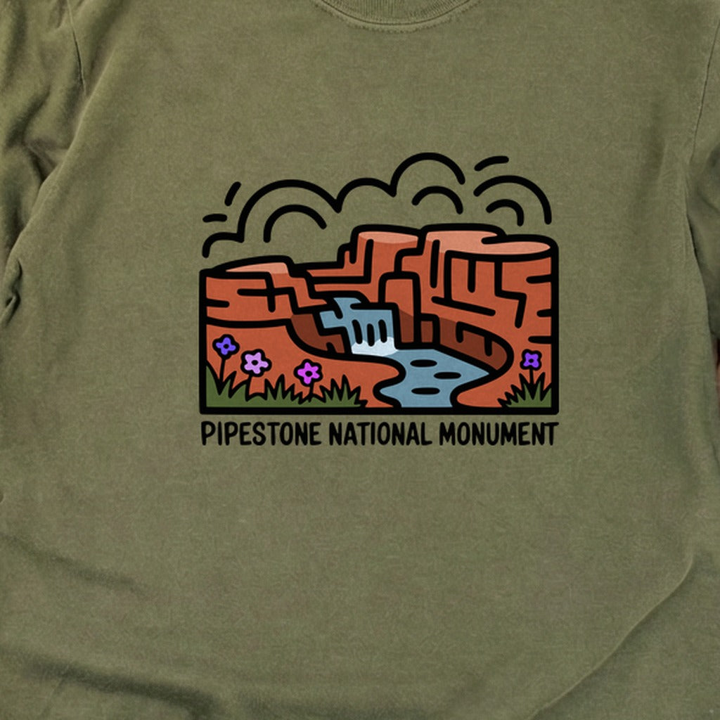 Pipestone National Monument Cotton Long Sleeve