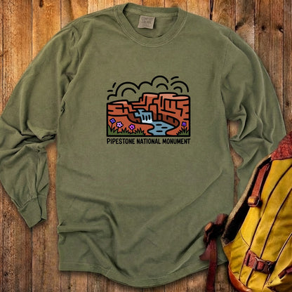 Pipestone National Monument Cotton Long Sleeve
