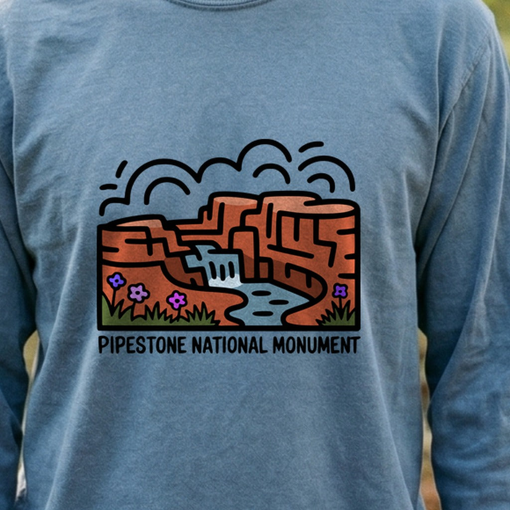 Pipestone National Monument Cotton Long Sleeve