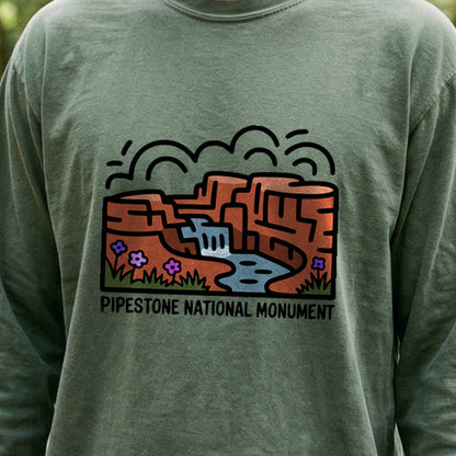Pipestone National Monument Cotton Long Sleeve