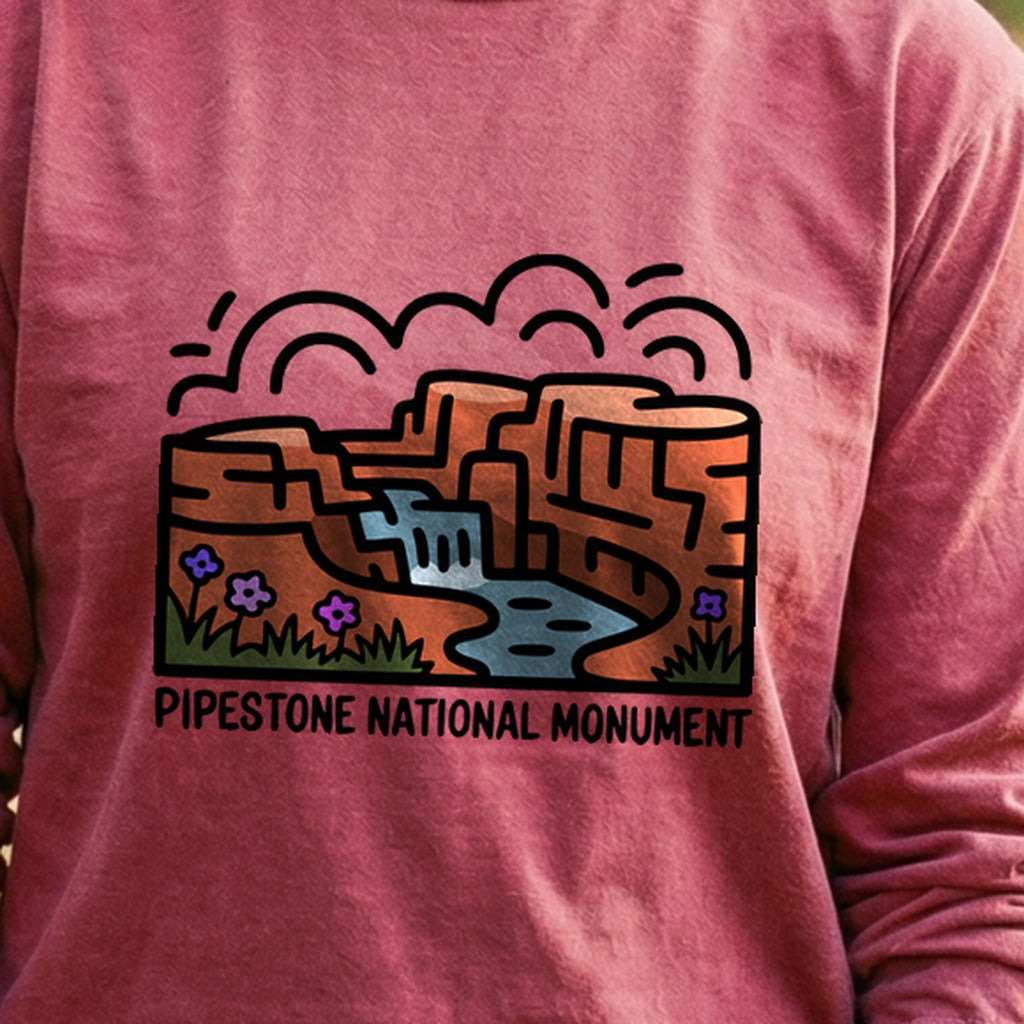 Pipestone National Monument Cotton Long Sleeve