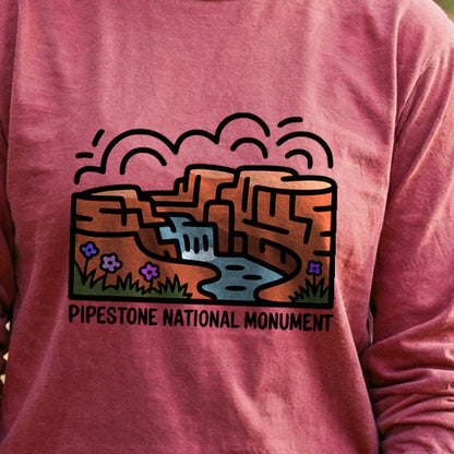 Pipestone National Monument Cotton Long Sleeve