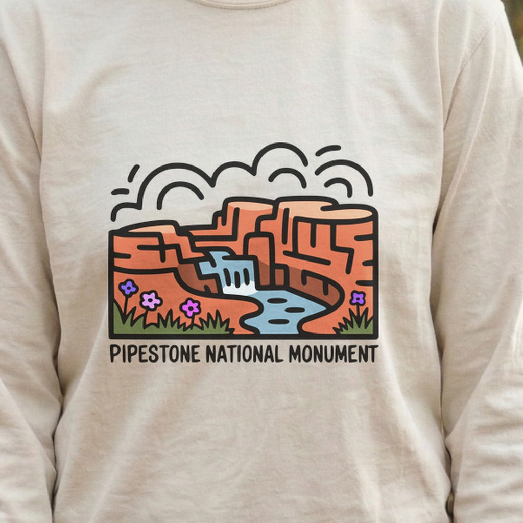 Pipestone National Monument Cotton Long Sleeve