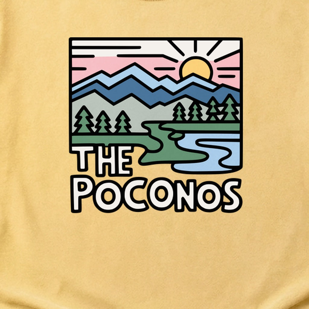Poconos Mountains Cotton T-Shirt