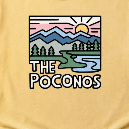 Poconos Mountains Cotton T-Shirt
