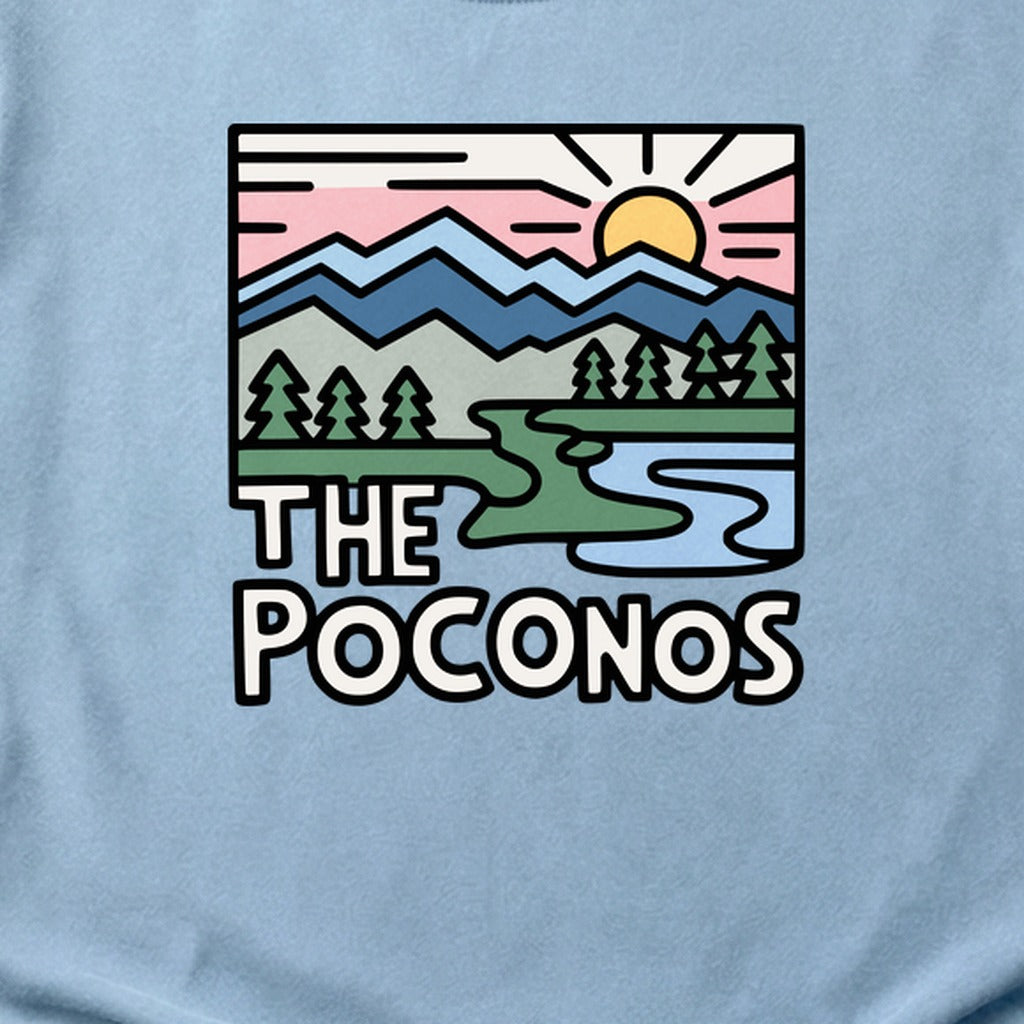 Poconos Mountains Cotton T-Shirt