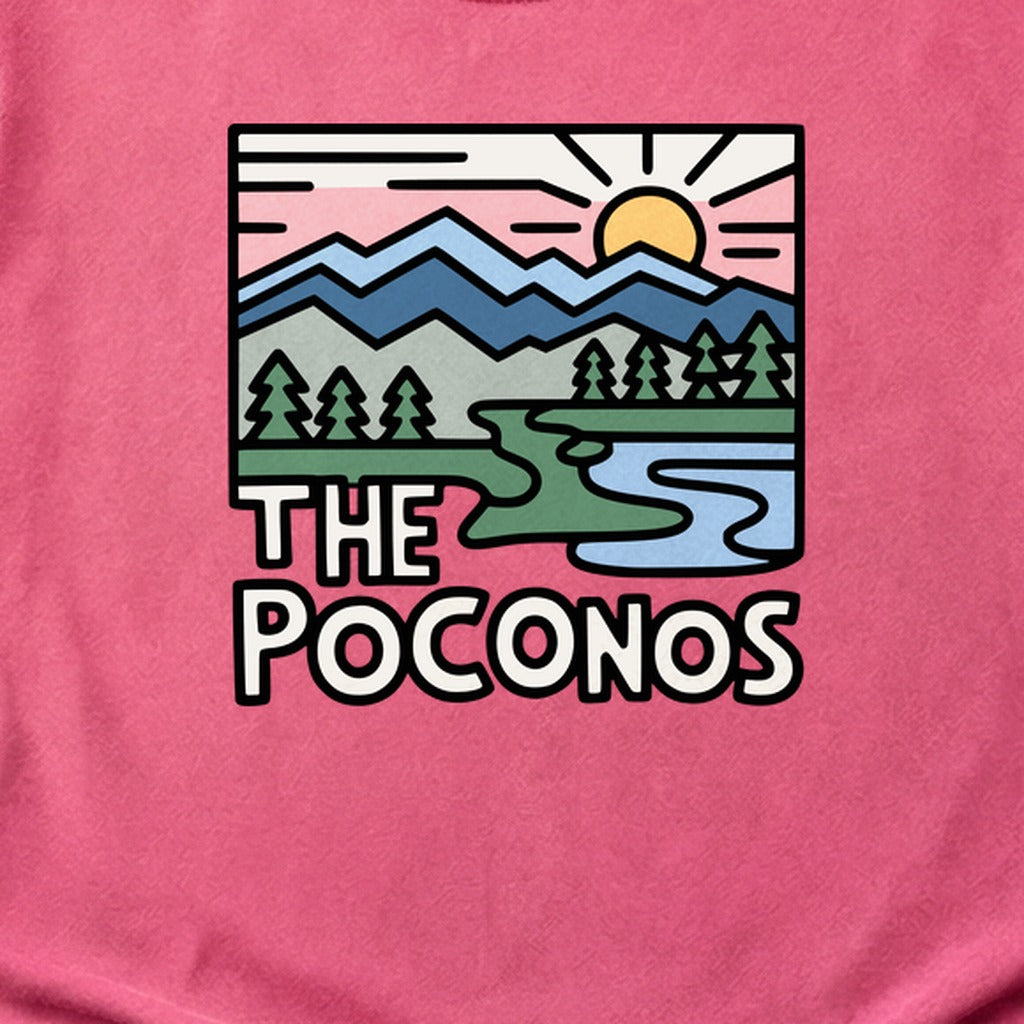 Poconos Mountains Cotton T-Shirt