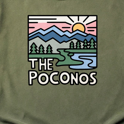 Poconos Mountains Cotton T-Shirt