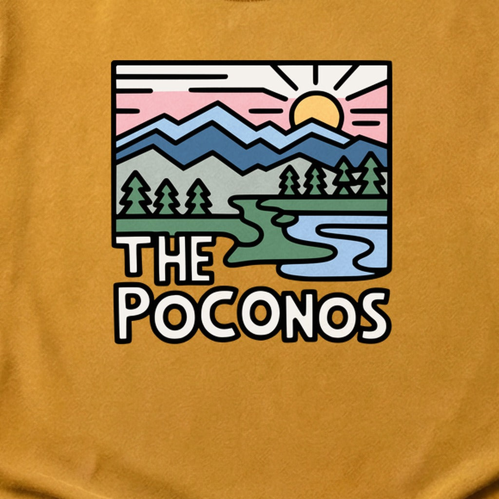 Poconos Mountains Cotton T-Shirt