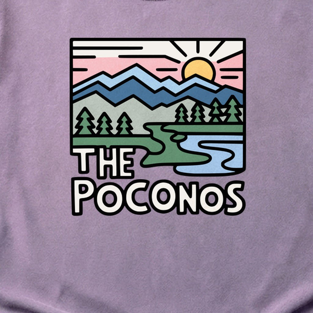 Poconos Mountains Cotton T-Shirt